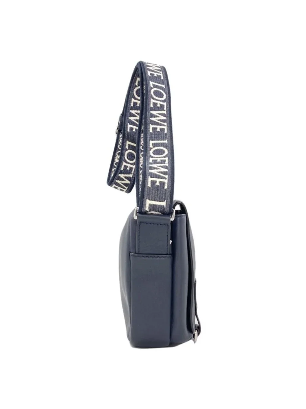 Loewe Military Messenger Bag XS Anagram Calfskin